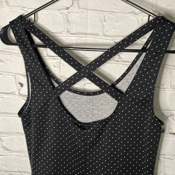 H&M Sleeveless Polka Dots Black White Skater Dress Size Small - Picture 6 of 9